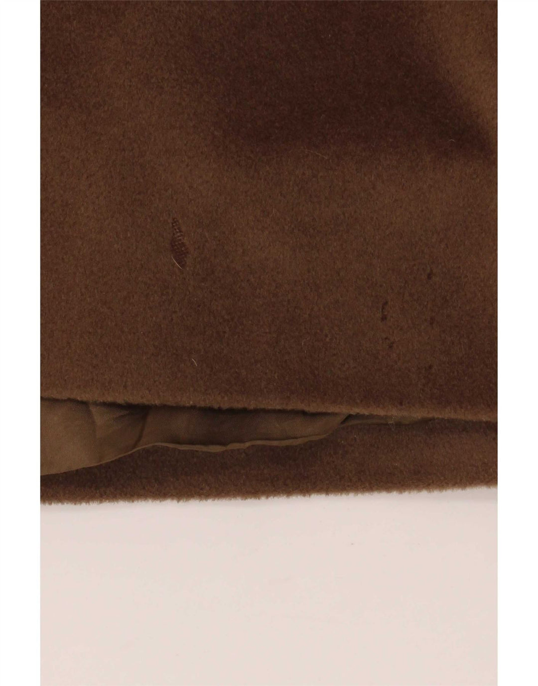 Max Mara Damen Übergroßer Mantel UK 12 Mittelbraune Wolle