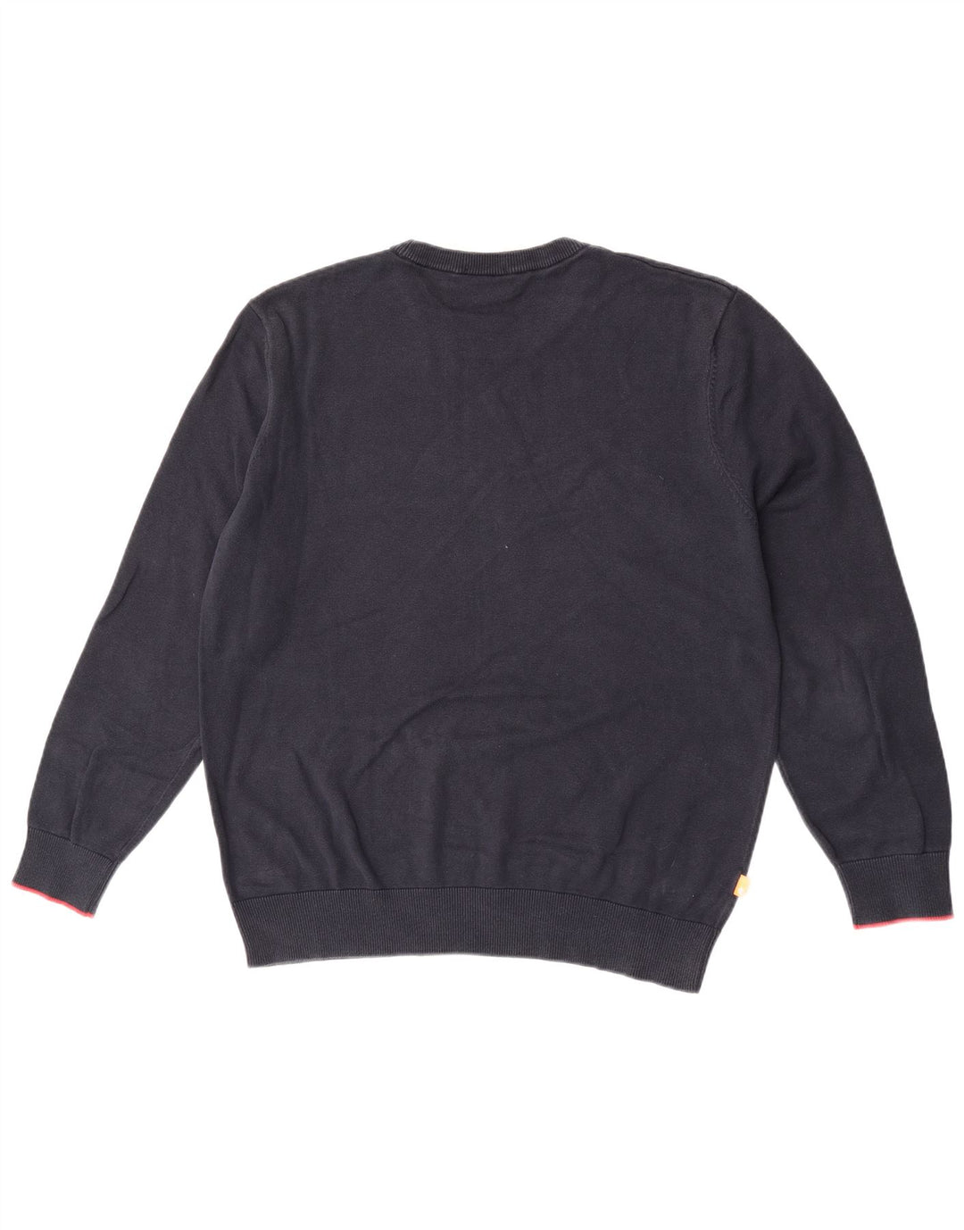 Timberland Herren-Pullover mit Rundhalsausschnitt, groß, marineblaue Baumwolle