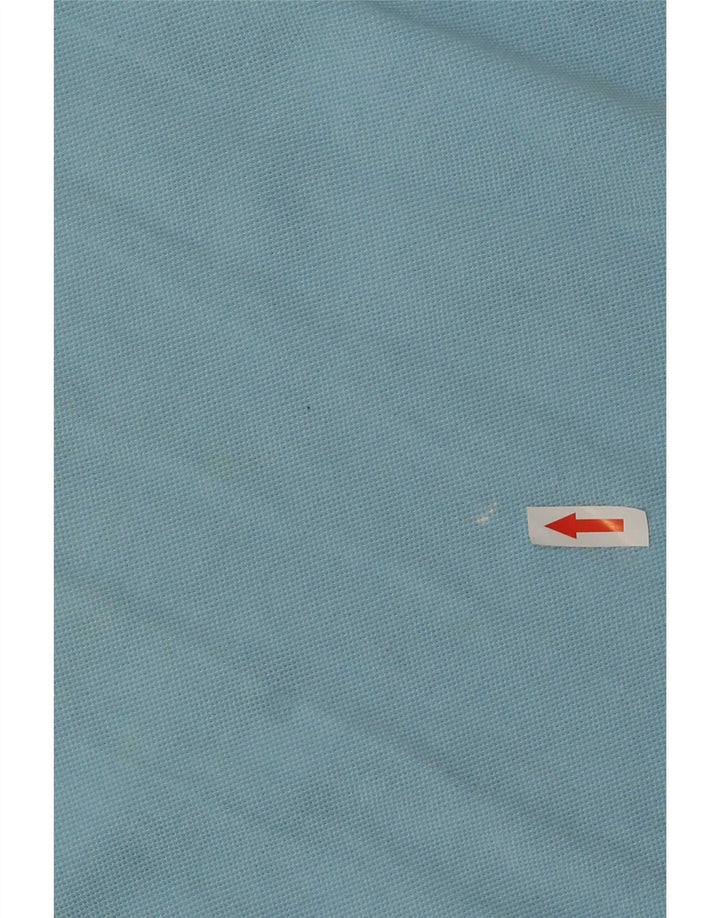 Lee Herren-Poloshirt aus mittelblauer Baumwolle