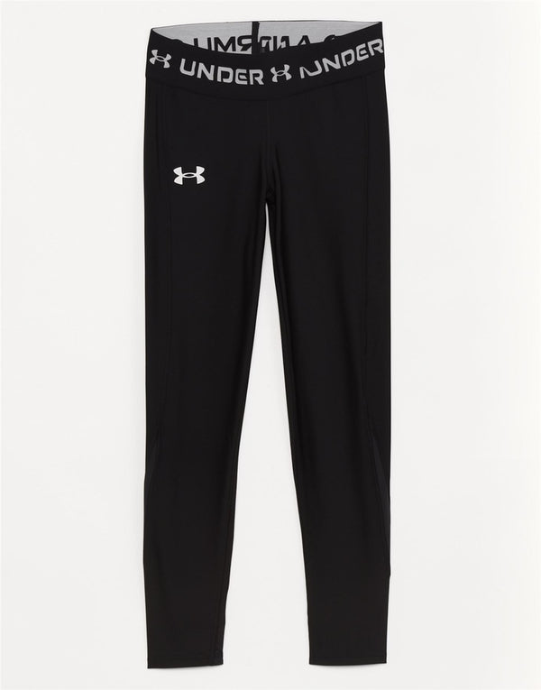 Under Armour Mädchen-Leggings mit Grafik, 12–13 Jahre, Schwarz