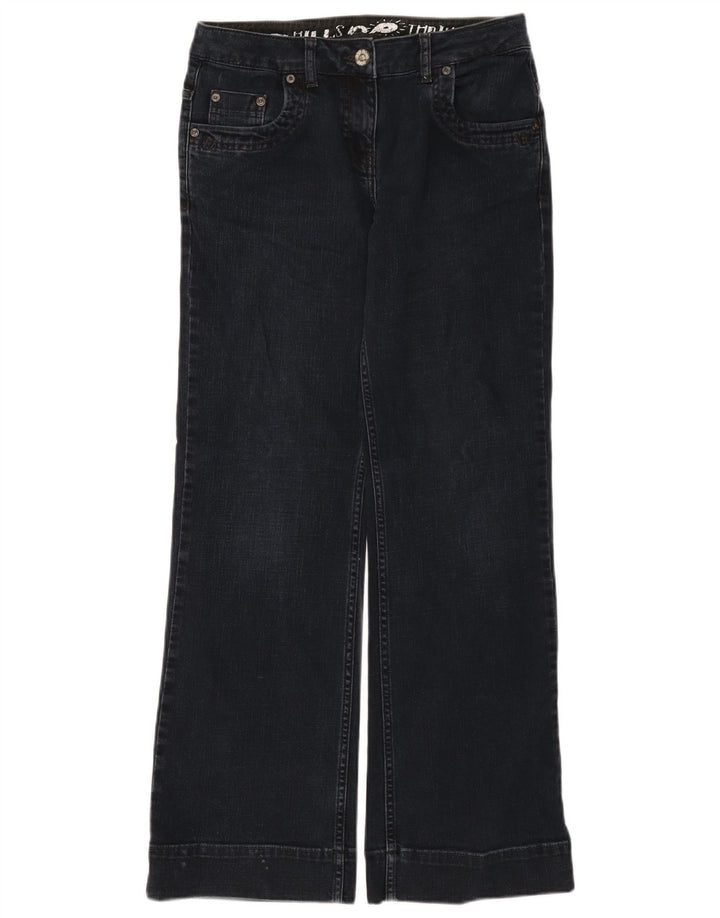 Fat Face Bootcut-Jeans für Damen, UK 10, Größe S, W30, L32, Marineblau, Baumwolle