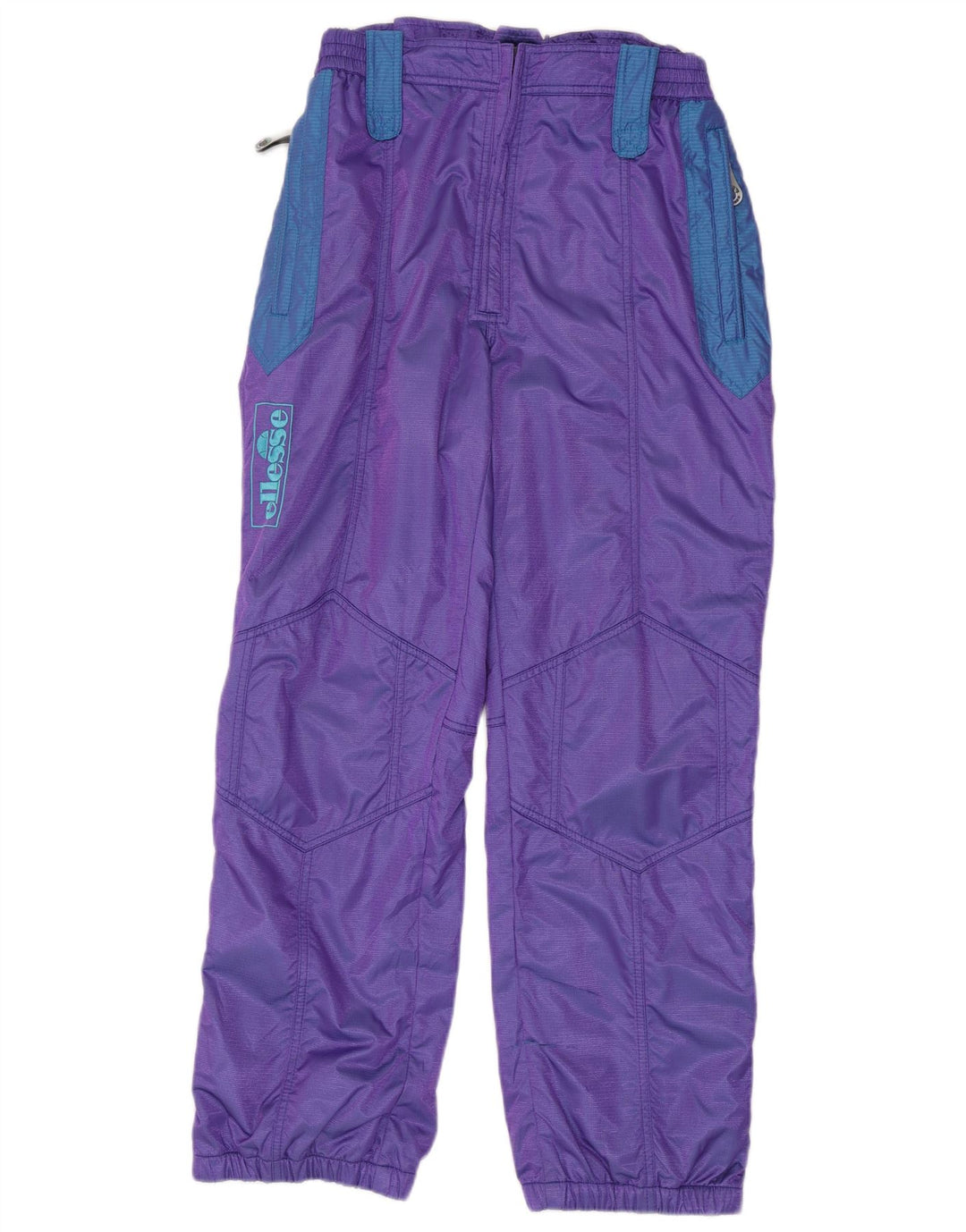 Ellesse Herren-Skihose mit Grafik, IT 52, Größe L, Lila, Farbblock-Polyester