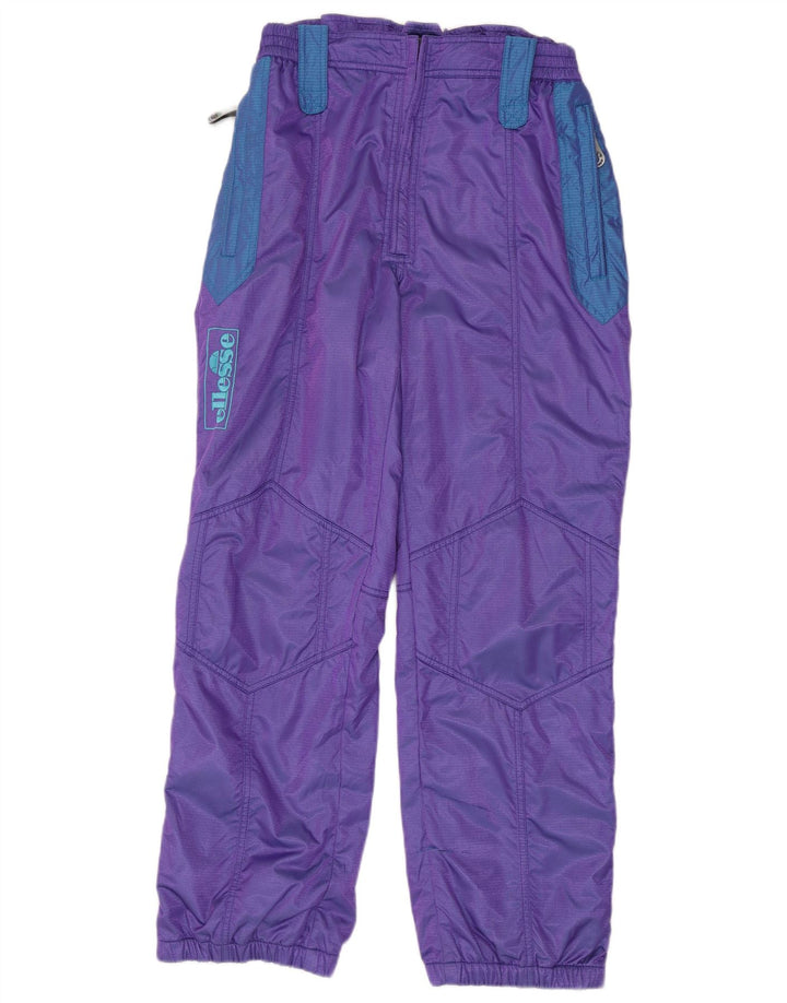 Ellesse Herren-Skihose mit Grafik, IT 52, Größe L, Lila, Farbblock-Polyester