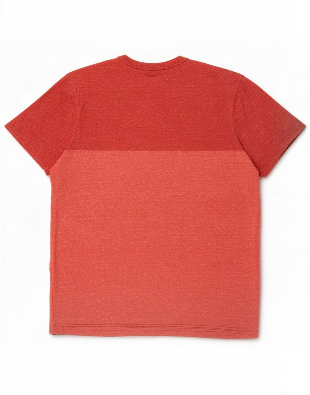 Mossimo Herren T-Shirt Top Mittelrot Colourblock Baumwolle