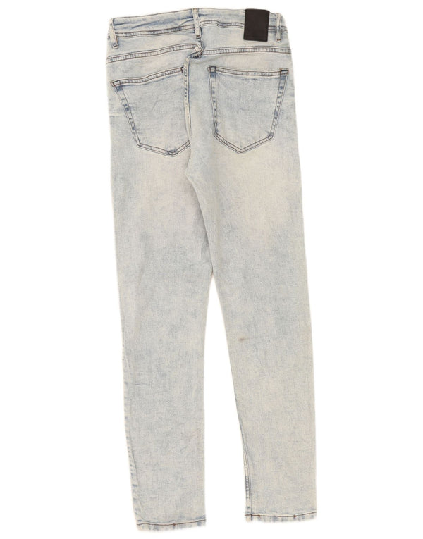 Zara Herren Skinny Jeans EU 44 Large W34 L31 Blaue Baumwolle