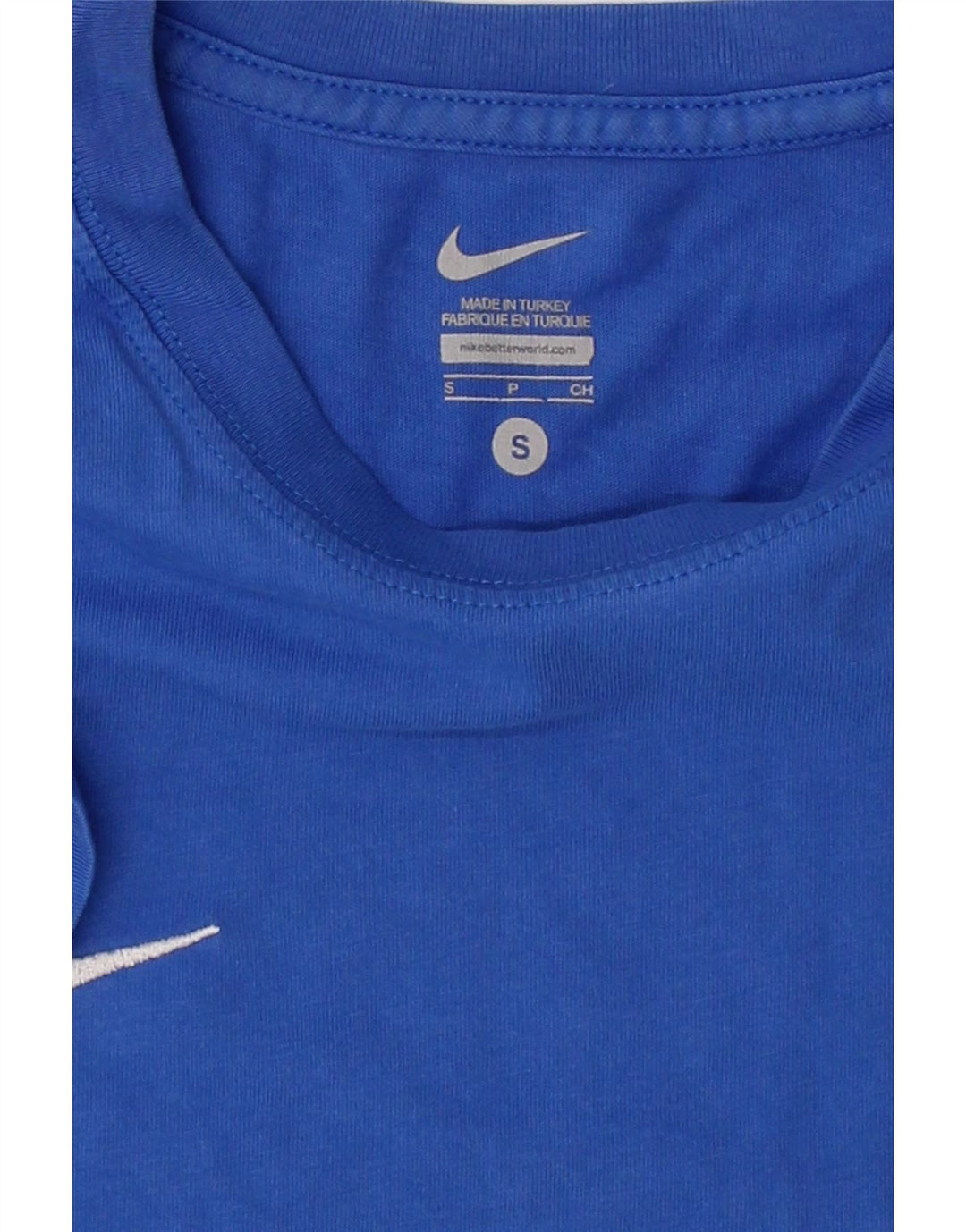 NIKE Mens T-Shirt Top Small Blue Cotton Vintage Nike and Second-Hand Nike from Messina Hembry 