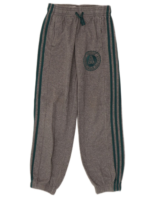 Adidas Jungen Grafik-Trainingshose, Jogginghose, 11–12 Jahre, grau gefleckt