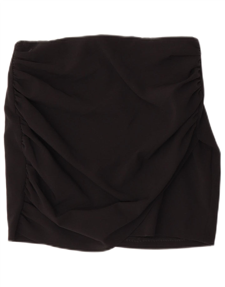 Zara Damen Minirock Medium W30 Schwarz