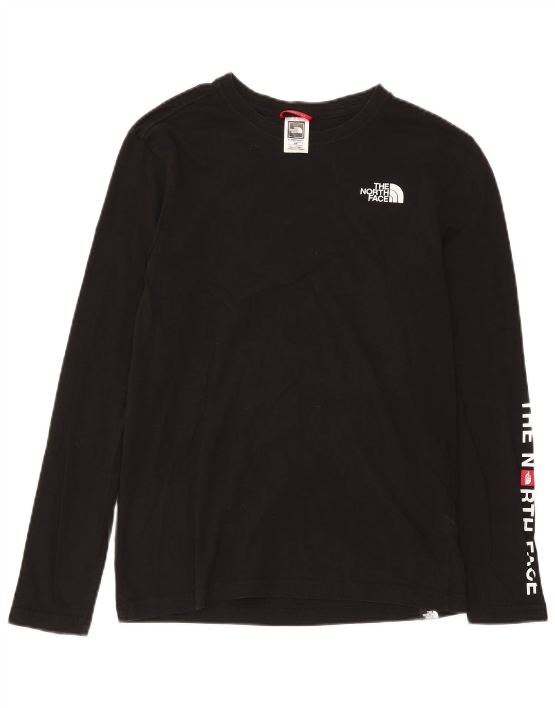 THE NORTH FACE Herren Graphic Top Langarm Small Schwarz Baumwolle