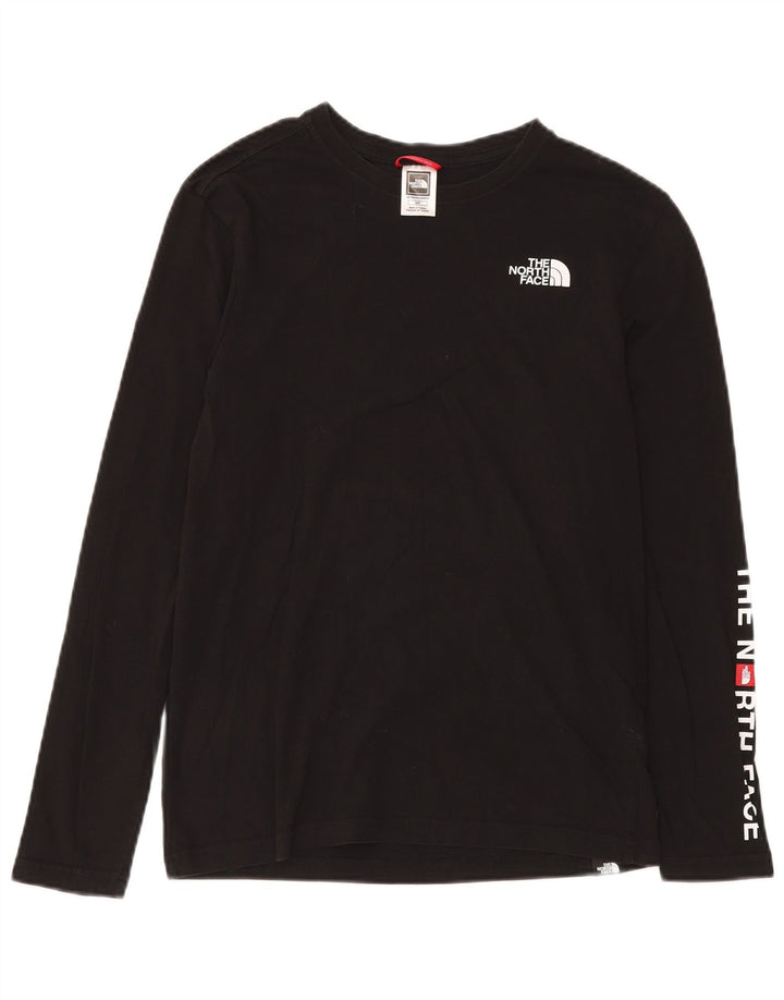 THE NORTH FACE Herren Graphic Top Langarm Small Schwarz Baumwolle