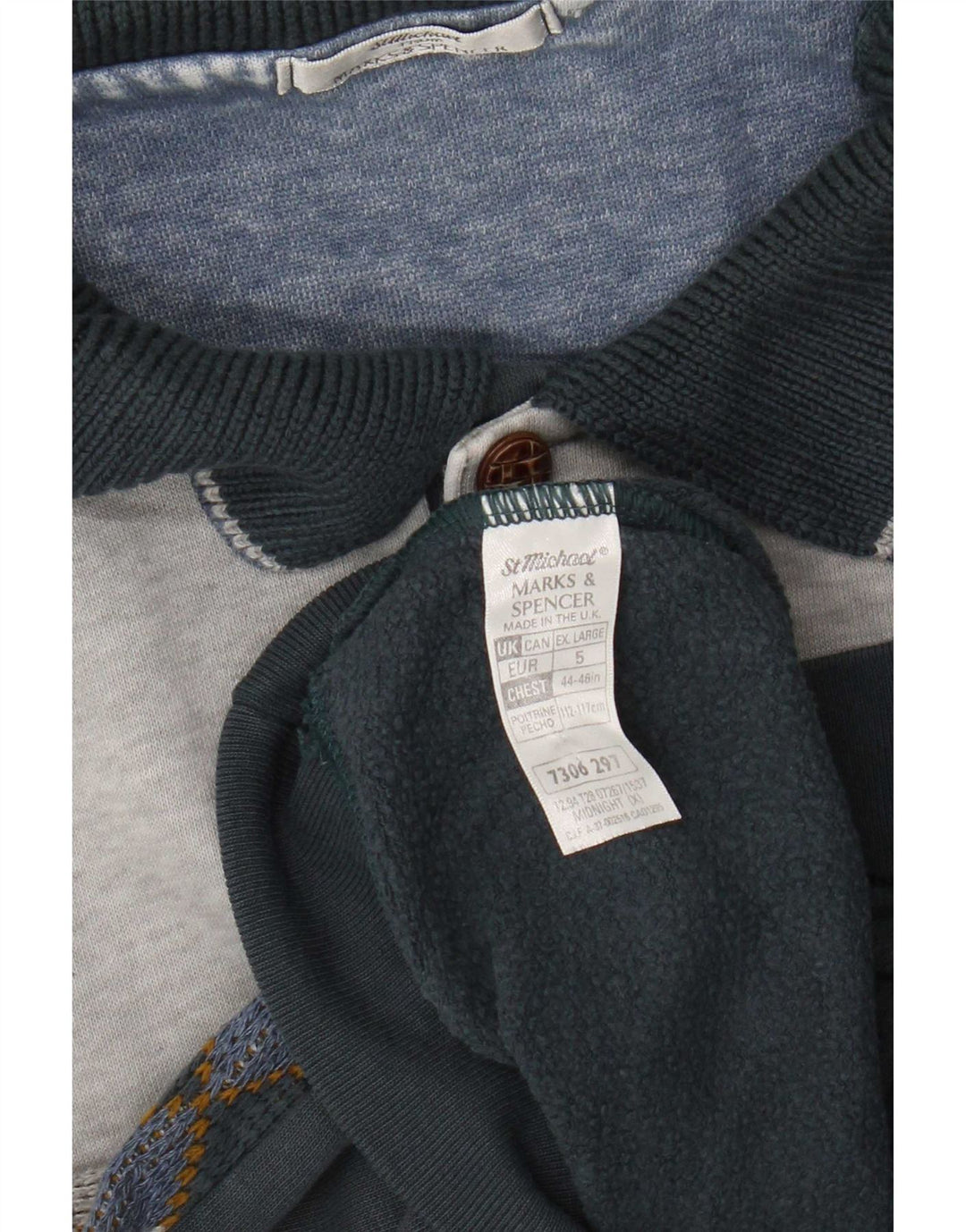 Marks & Spencer Herren St. Michael Sweatshirt Pullover XL Marineblau