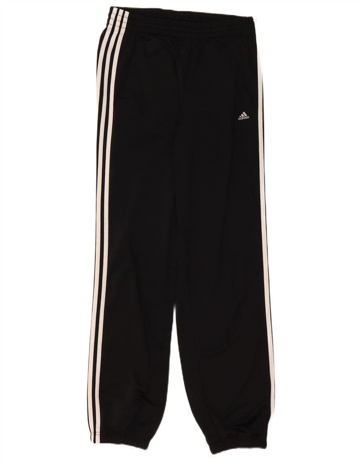 ADIDAS Jungen-Trainingshose, Jogginghose, 15–16 Jahre, schwarzes Polyester