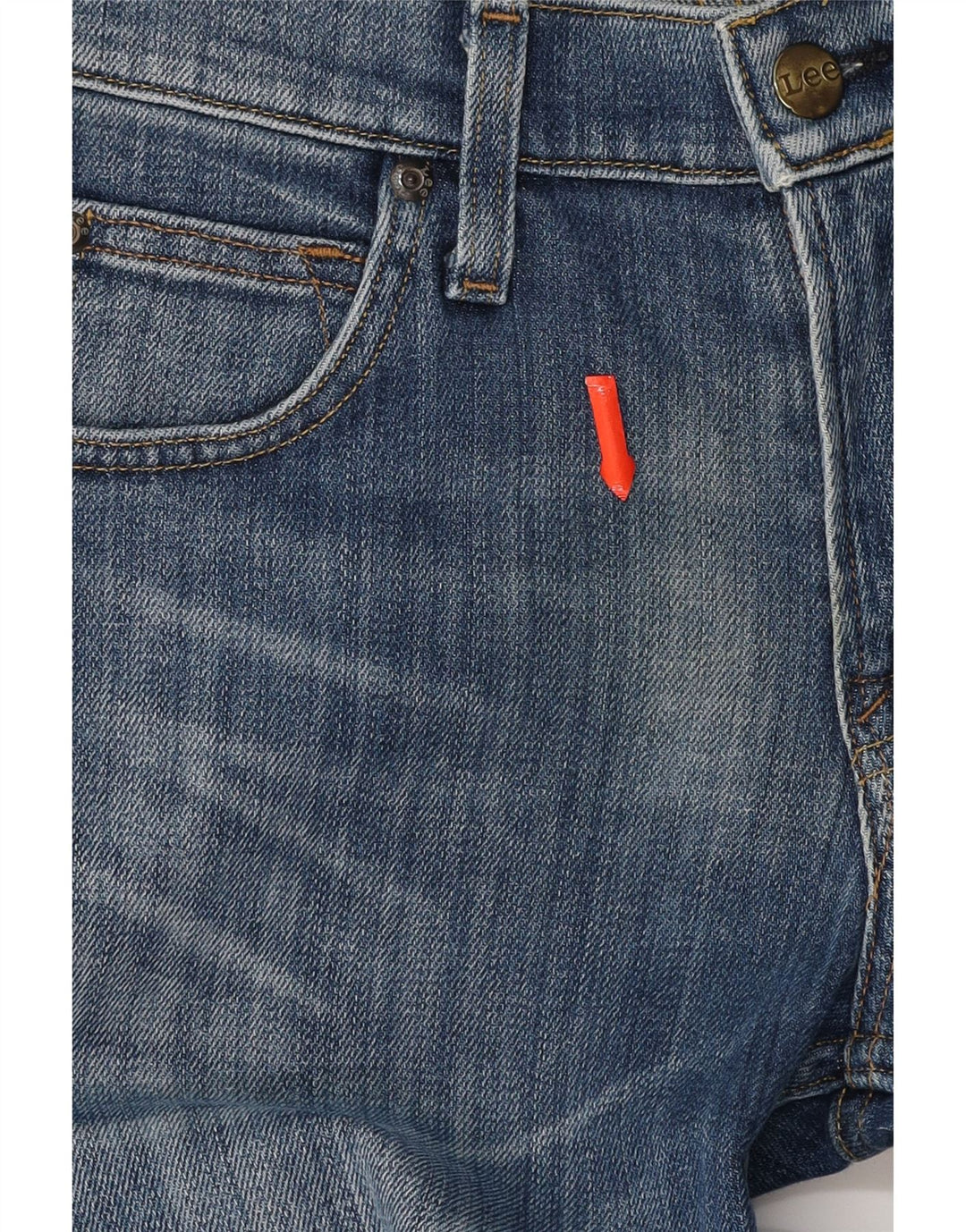 LEE Womens Knox Zip Straight Jeans W30 L34 Blue Cotton Vintage Lee and Second-Hand Lee from Messina Hembry 