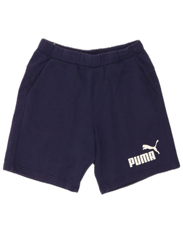 Puma Herren Graphic Sport Shorts Small Marineblau