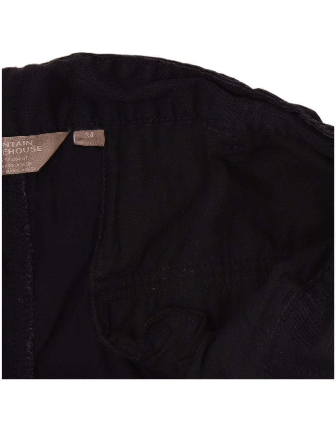 Mountain Warehouse Herren-Cargoshorts, W34, Größe L, Marineblau, Baumwolle