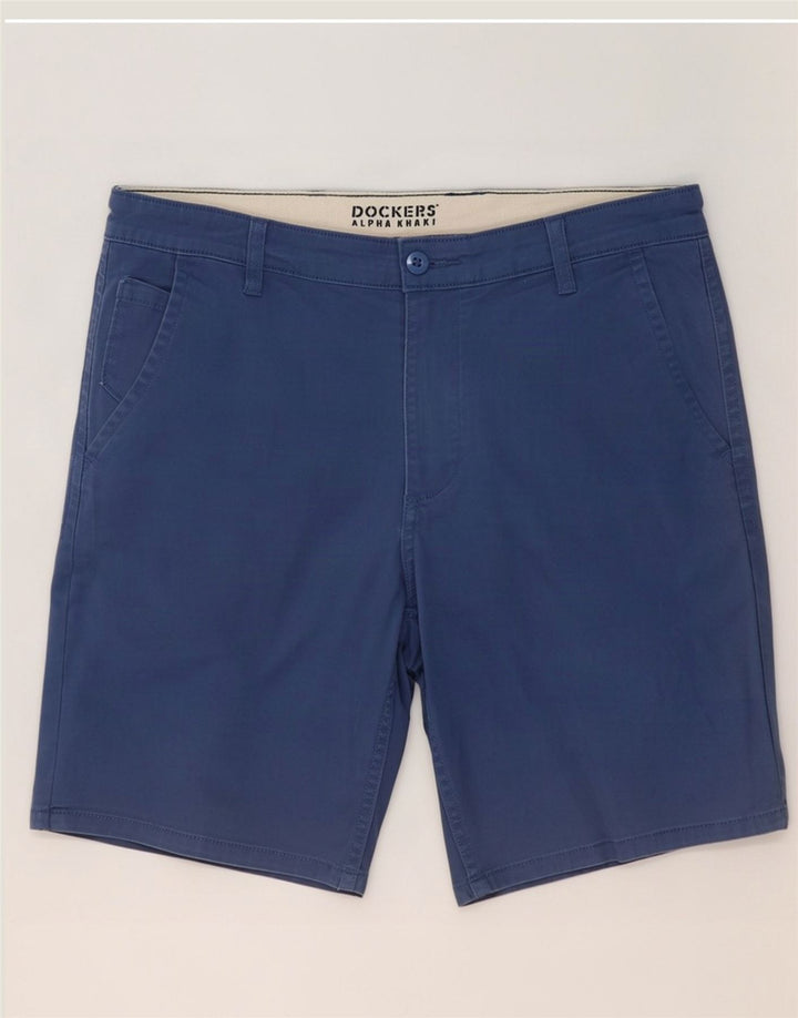 Dockers Herren Chino-Shorts, groß, W34, blaue Baumwolle