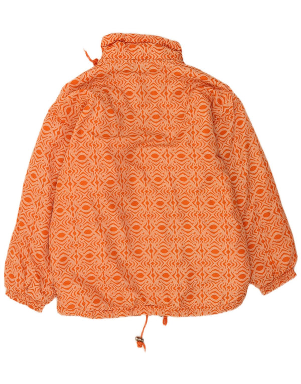 Etirel Herren Anorak Jacke UK 44 2XL Orange Geometrisch Polyester