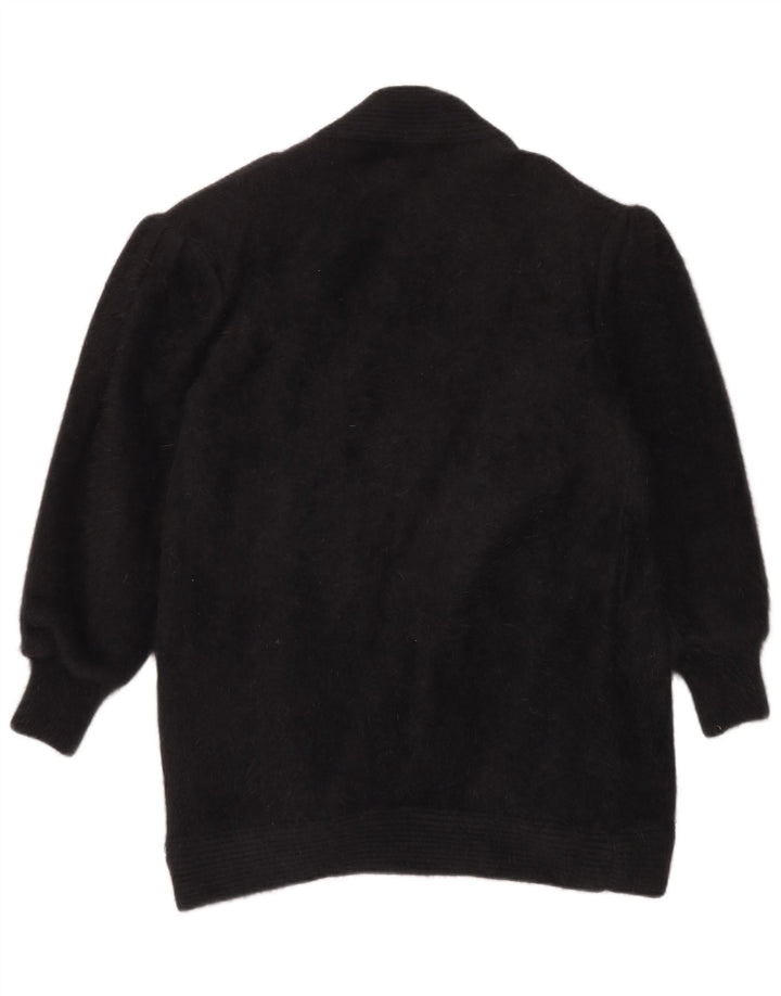 Sunshine Damen-Strickjacke, übergroß, lang geschnitten, offen, Gr. 18, XL, Schwarz