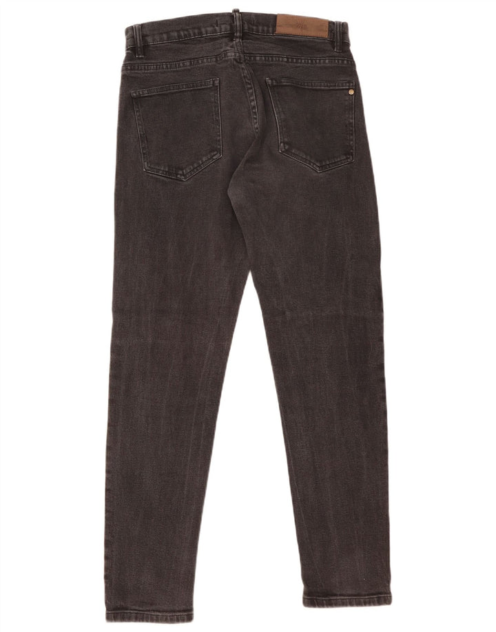 Zara Herren Slim Jeans EU 42 Large W32 L30 Schwarz