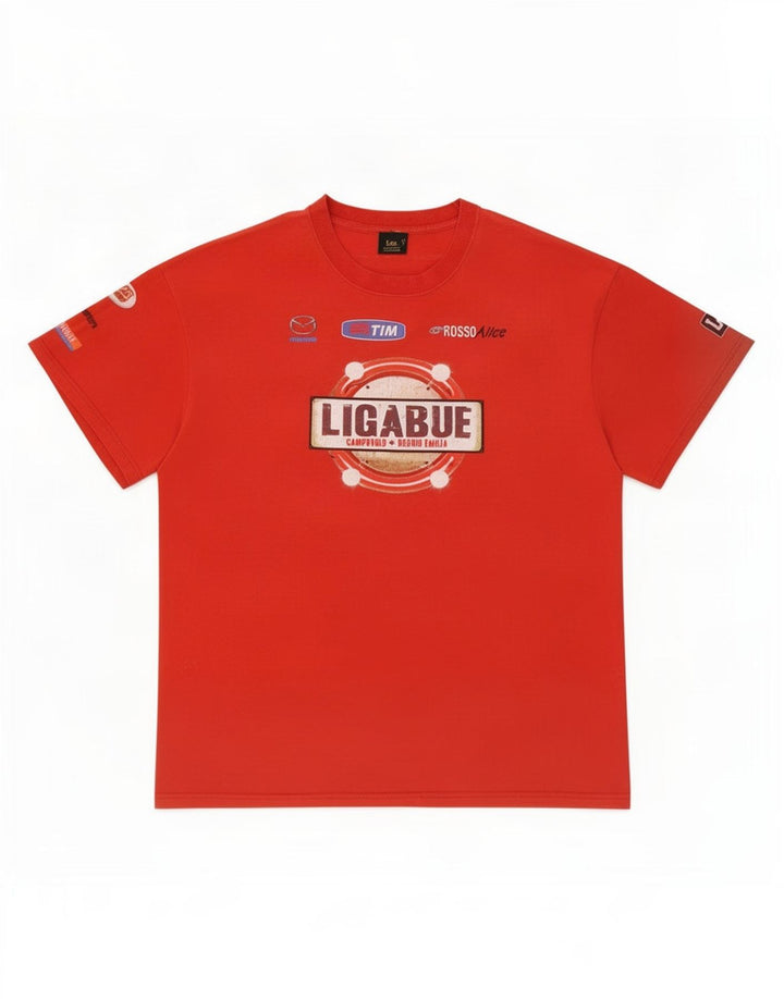 Lee Herren T-Shirt mit Grafik, Größe L, Rot