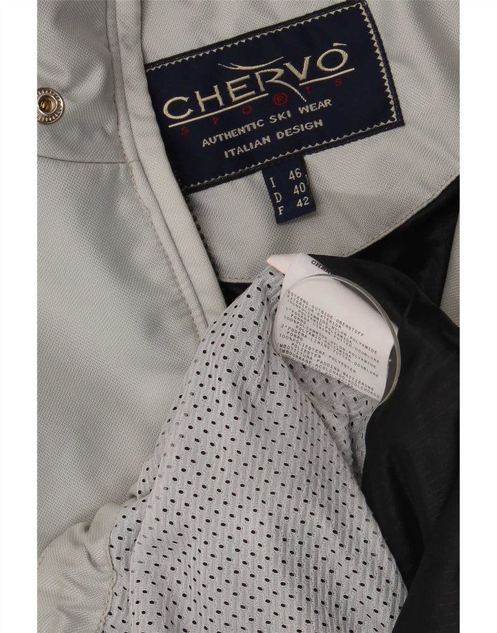 Chervo Herren Loose Fit Skijacke IT 46 Small Grau Polyamid