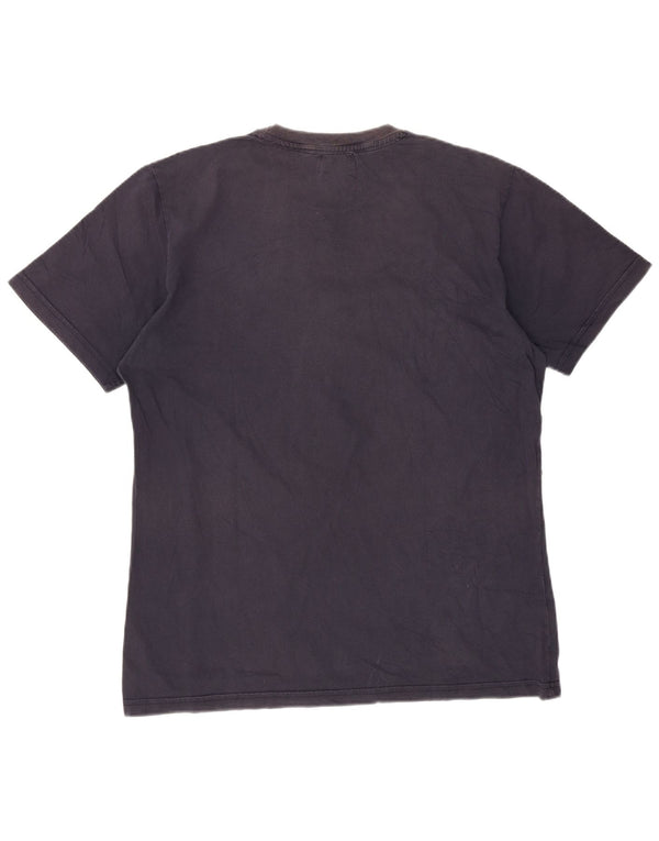 Converse Herren Grafik T-Shirt Top XL Marineblau Baumwolle