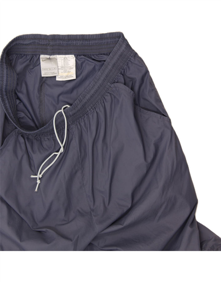 NIKE Womens Bermuda Sport Shorts US 8/10 Medium  Navy Blue Nylon Vintage Nike and Second-Hand Nike from Messina Hembry 