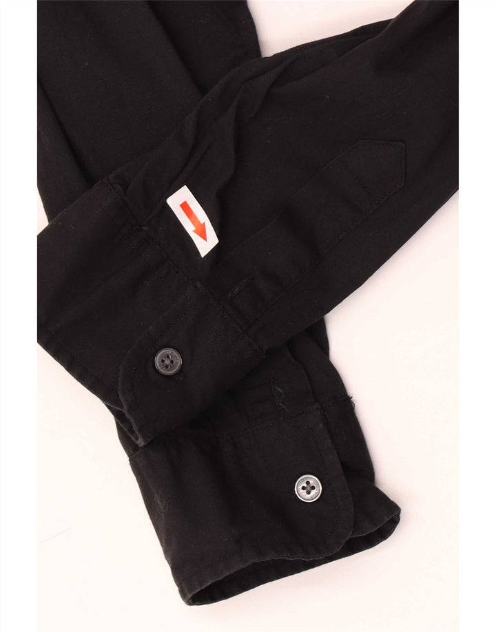 Michael Kors Mens Classic Fit Shirt Medium Black