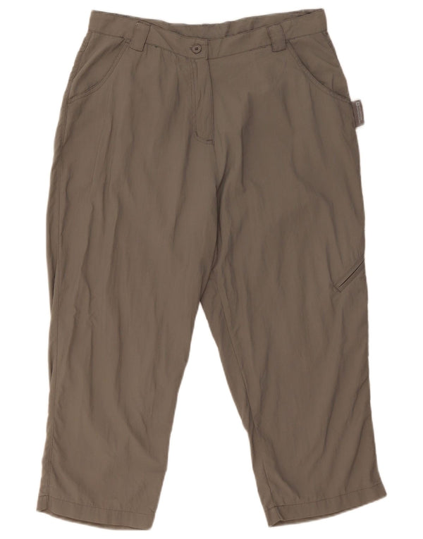 Mountain Warehouse Cargo-Capri-Hose für Damen, UK 14, Größe L, W33, L22, Grau