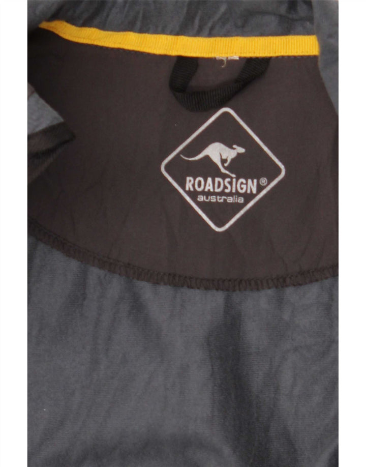 Roadsign Australia Herren-Trainingsanzugoberteil, Mittelgrau, Farbblock