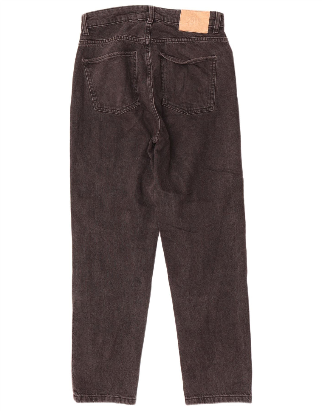 Zara Damen Tapered Jeans EU 38 Small W28 L28 Grau