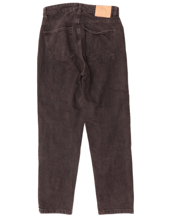 Zara Damen Tapered Jeans EU 38 Small W28 L28 Grau