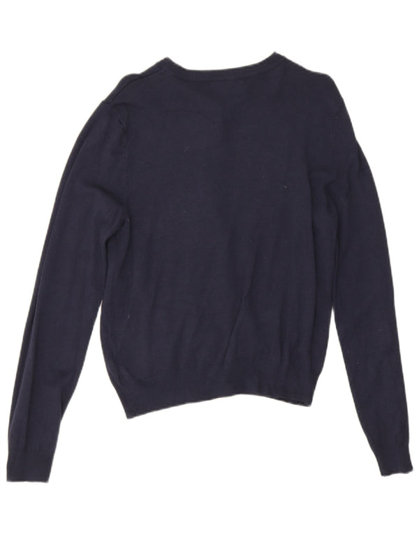 Marks & Spencer Damen-Cardigan-Pullover UK 12 Mittelmarineblaue Viskose