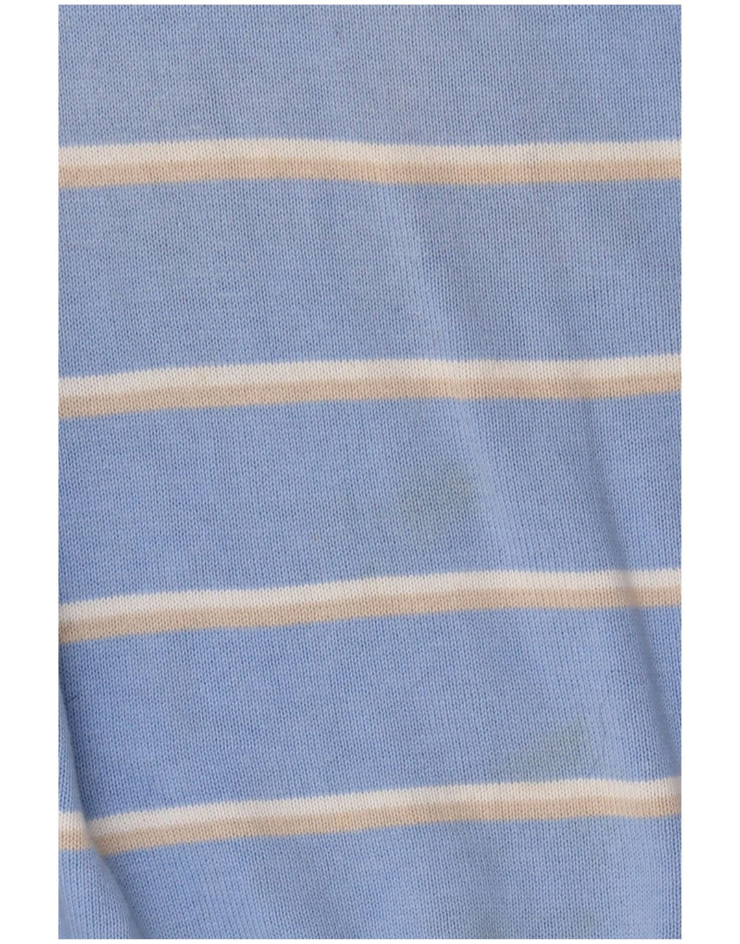 Kappa Herren-Pullover mit V-Ausschnitt, mittelblau, gestreift, Baumwolle