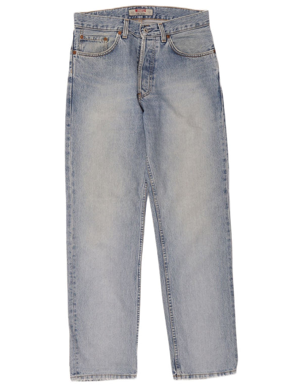 Mustang Herren Oregon Straight Jeans W31 L32 Blaue Baumwolle