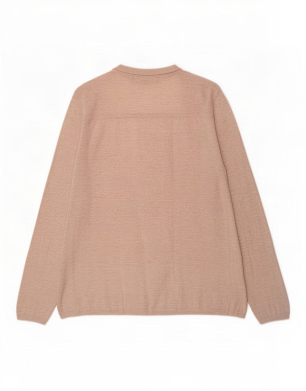 Marks & Spencer Offener Damen-Cardigan-Pullover UK 8 Small Beige Polyamid