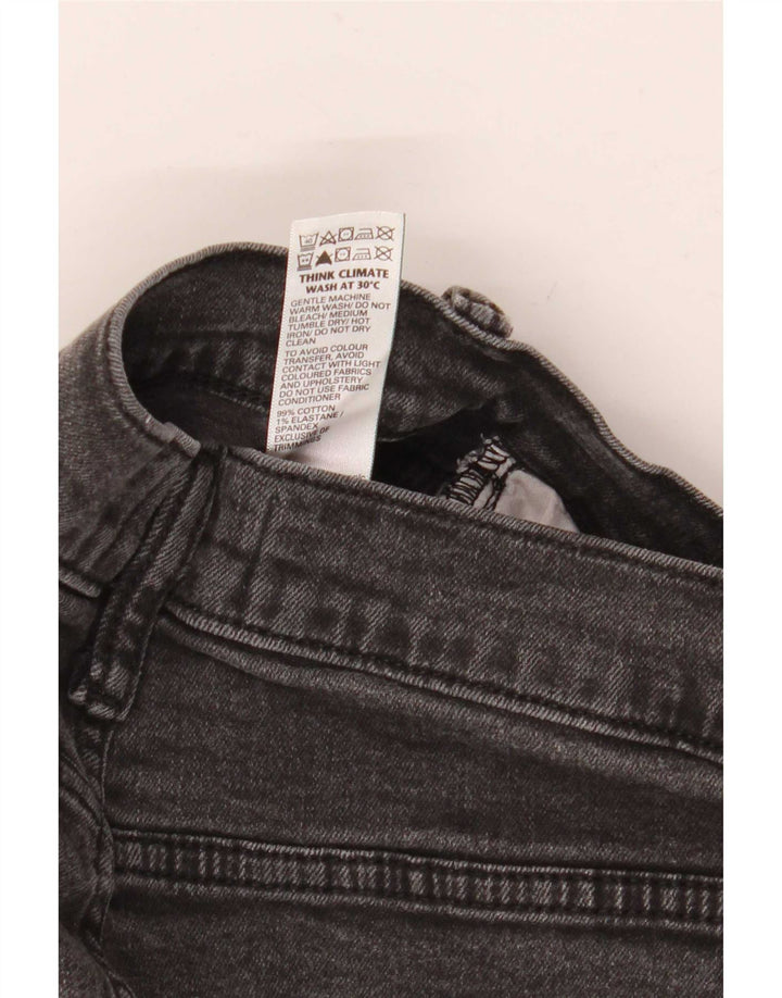 Marks & Spencer Herren Slim Jeans W32 L31 Schwarze Baumwolle