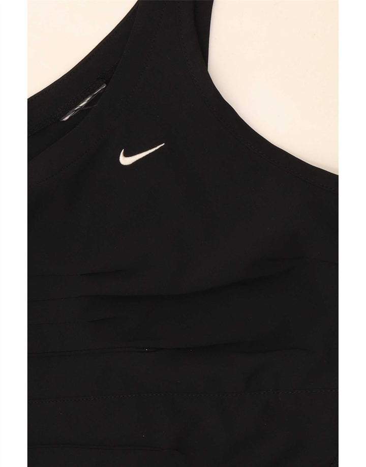 Nike Damen Crop Vest Top UK 8 Small Schwarz