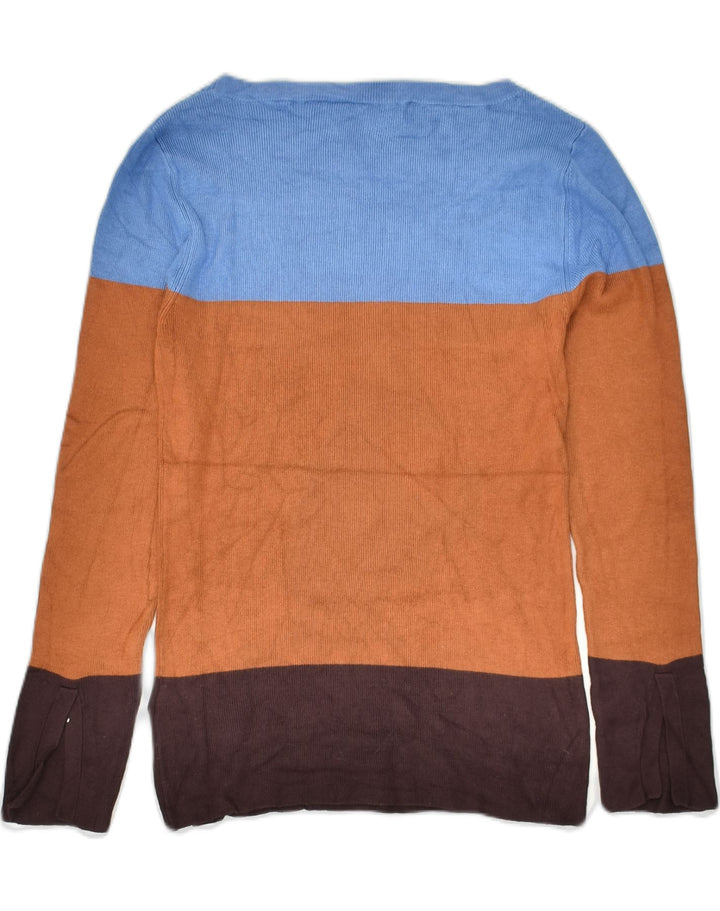 OASIS Womens Boat Neck Jumper Sweater UK 12 Medium Multicoloured | Vintage Oasis | Thrift | Second-Hand Oasis | Used Clothing | Messina Hembry 