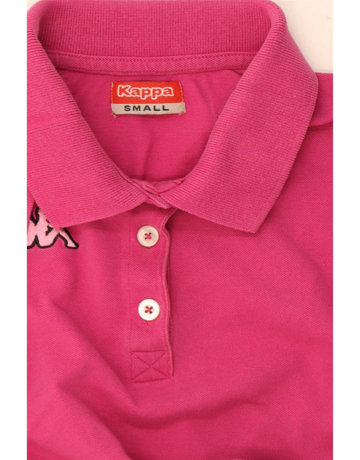 Kappa Damen Poloshirt UK 10 Small Pink