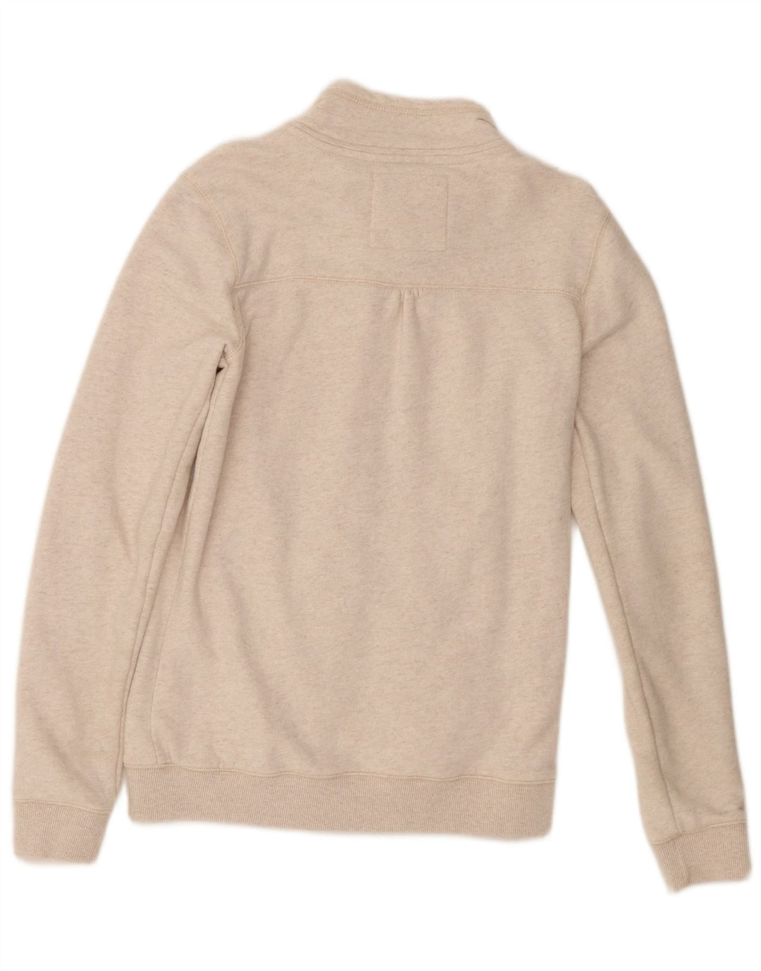 Fat Face Damen-Trainingsanzugoberteil mit Grafik, Gr. 8, Beige, Baumwolle