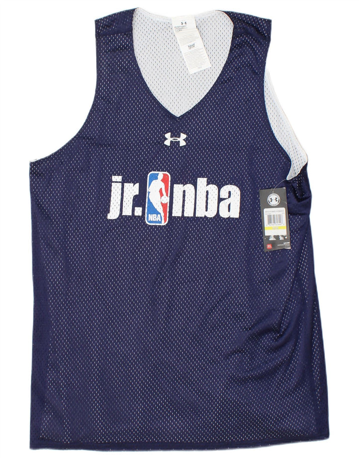 UNDER ARMOUR Herren NBA Loose Fit Grafik-T-Shirt in mittlerem Marineblau