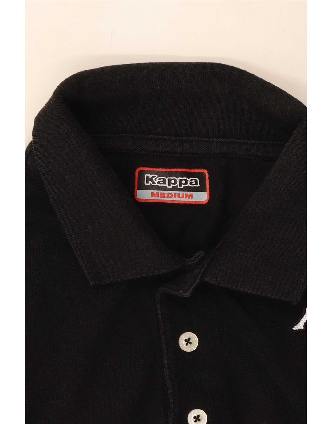 Kappa Herren Poloshirt Medium Schwarz