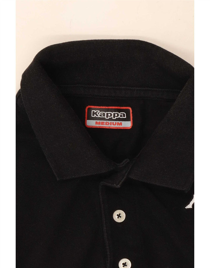 Kappa Herren Poloshirt Medium Schwarz