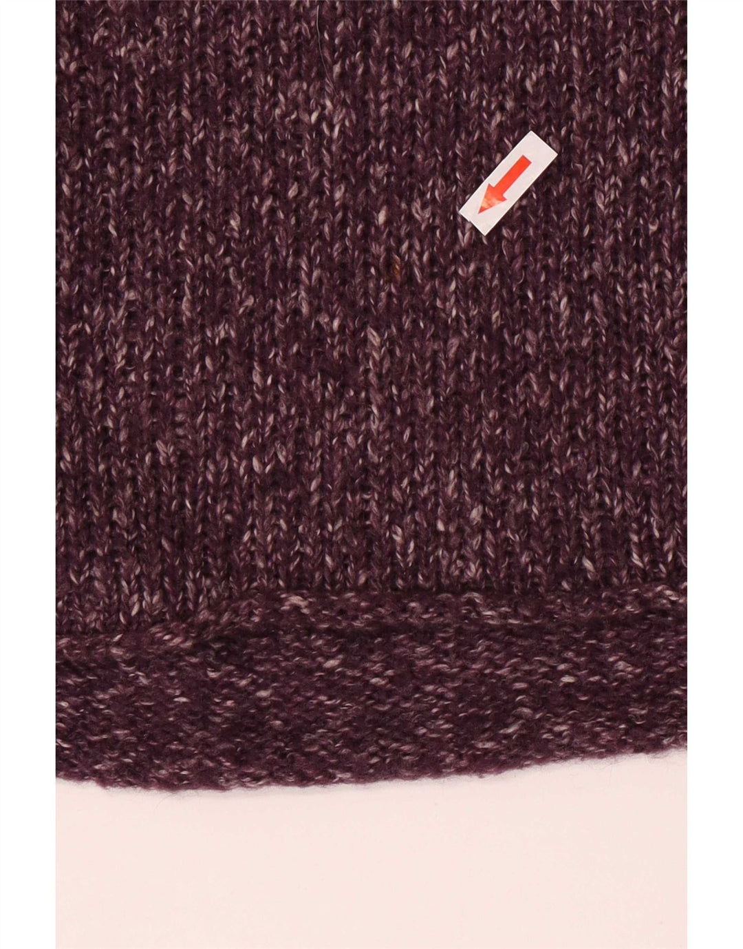 Marlboro Classics Damen-Pullover mit V-Ausschnitt, UK 14, mittelviolett gefleckt