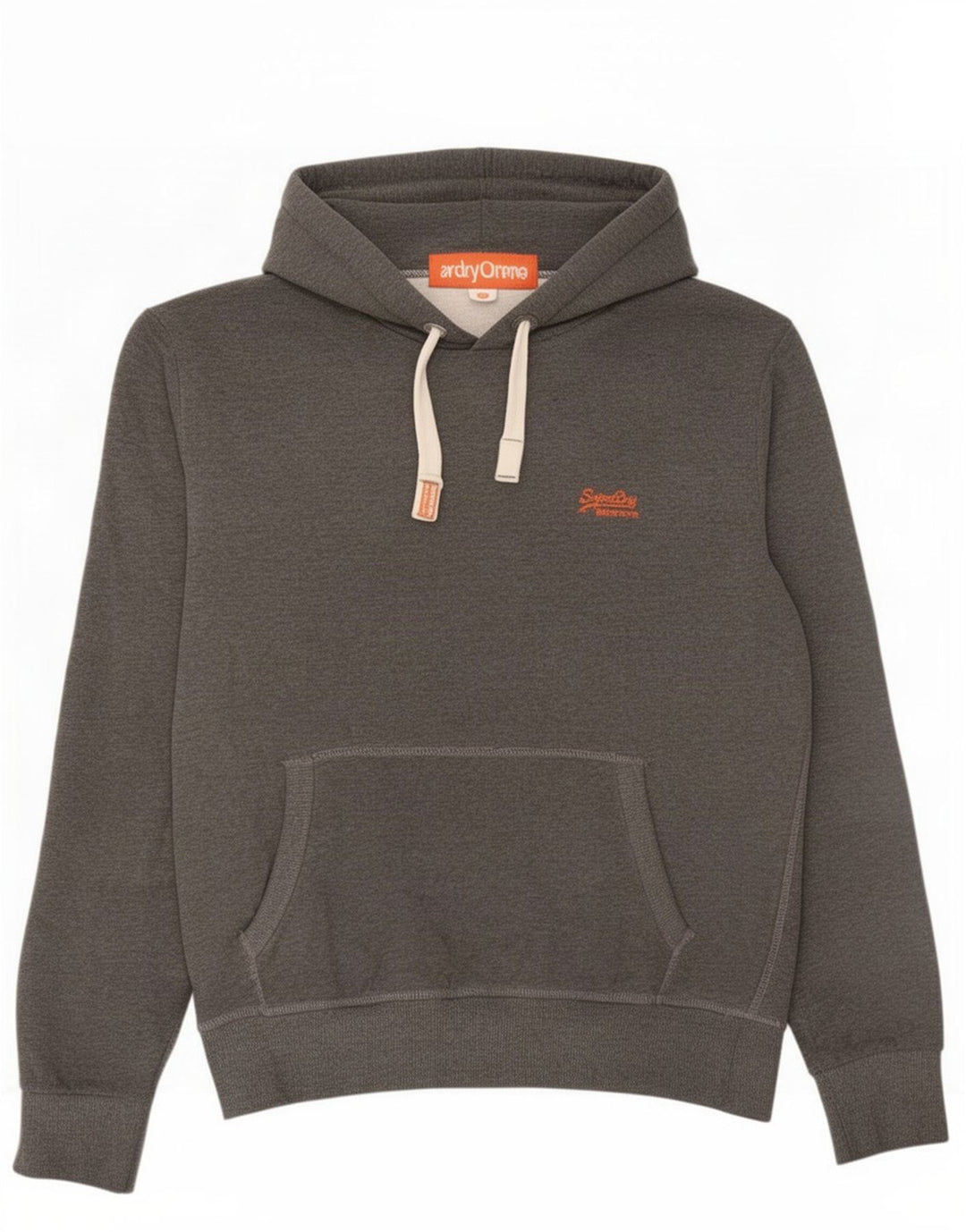 Superdry Herren Kapuzenpullover 2XL aus grauer Baumwolle