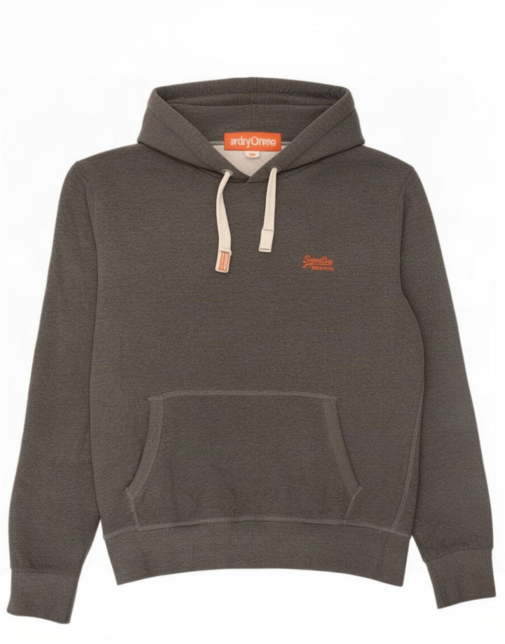 Superdry Herren Kapuzenpullover 2XL aus grauer Baumwolle