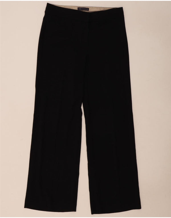 Marks & Spencer Damen-Freizeithose mit hoher Taille, UK 12, M, W34, L33, Schwarz