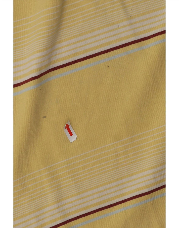 Levi's Herren-Poloshirt mit Grafik, klein, gelb gestreift