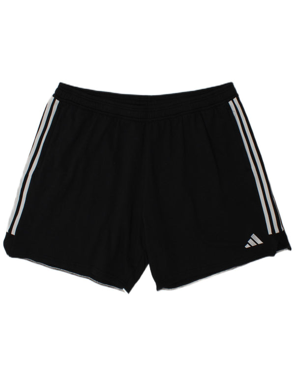 ADIDAS Herren Sportshorts 3XL Schwarz Baumwolle